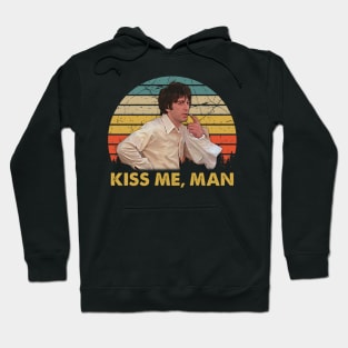 Vintage Kiss Me Man Hoodie